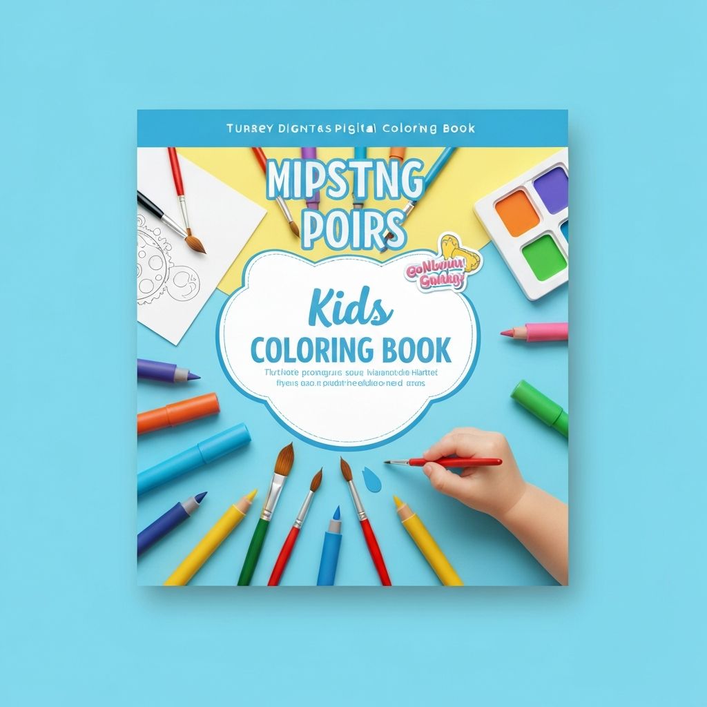 Kids Creative Coloring Book